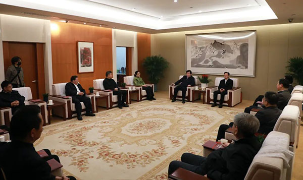 李屹书记与中国书协主席团成员座谈