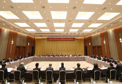 中国书协第八次全国代表大会主席团会议现场